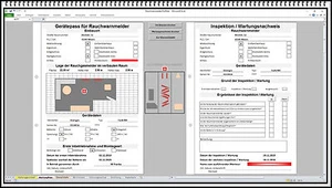 RWM Rauchmelder Rauchwarnmelder prüfen jährliche Prüfung Wartung  Prüfer 14676  - Bild 1 von 8