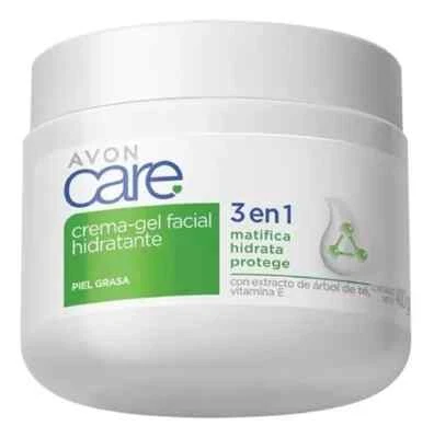 AVON CARE CREMA-GEL HIDRATANTE CON ARBOL DE TÉ & ARCILLA BLANCA PIEL GRASA 100G - Immagine 1 di 4