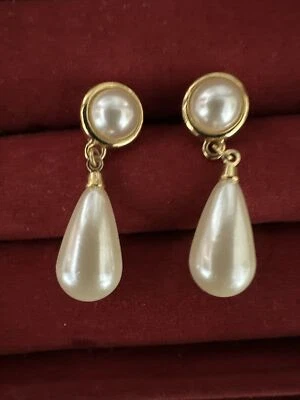 Висячие серьги с искусственным жемчугом Napier - Изображение 1 из 4