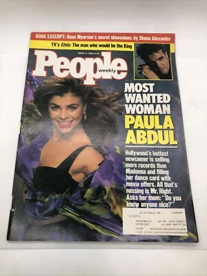 People Weekly Magazine March 12 1990: Most Wanted Woman Paula Abdul TT - Image 1 of 4