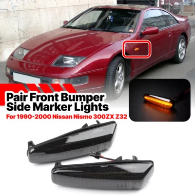 Luces de señalización laterales para parachoques delantero Nissan Nismo 300ZX Z32 1990-1996 26100RN850 Foto 1 de 4