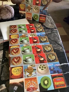 New Zealand Vintage Food Themed Cork Back Hard Placemats Jason Products 6 - Picture 1 of 7