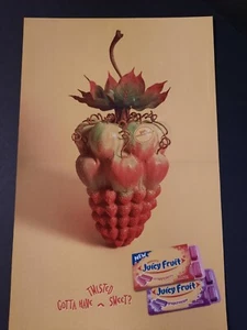 Wrigley's JUICY FRUIT Strappleberry Chewing Gum ~ Vtg Comic Page PRINT AD 2003 - Picture 1 of 1