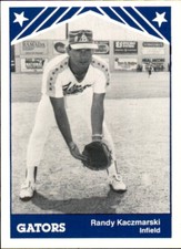 1983 Beaumont Golden Gators TCMA #4 Randy Kaczmarski Chicago Illinois IL Card