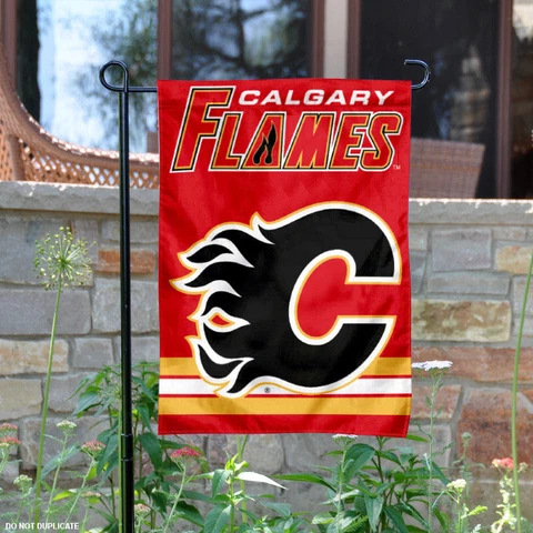 Calgary Flames Garden Flag and Yard Banner Cover
