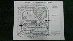 PANTALLA DE DISTRIBUIDOR LIONEL D-192 - 8' x 8' O O27 DISEÑO FOTOCOPIA DE INSTRUCCIONES - Imagen 1 de 5