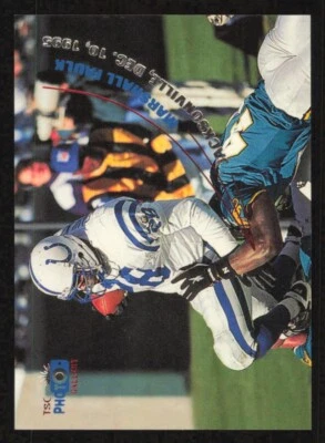 1996 Stadium Club MARSHALL FAULK Members Only Photo card INDIANAPOLIS COLTS - Image 1 of 2