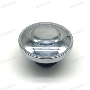 Fit For Harley Sportster 883 1986-2019 Fuel Gas Cap Lock Silver - Picture 1 of 5