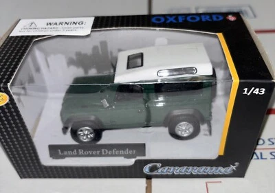 Oxford Diecast Land Rover Defender Scale 1/43 Forest Green Color - Image 1 of 4