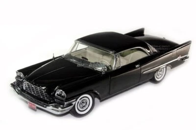 ERTL 1957 CHRYSLER 300C 1/18 DIE CAST W/ 2 CAR KEY BLACK MICHIGAN LICENSE PLATE - Image 1 of 4