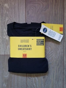 Bnwt Kids Navy Blue School Sweatshirt Top Jumper  8 - 9 Years Boys Girls - Picture 1 of 2