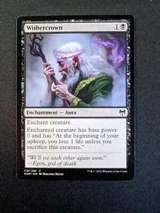 WITHERCROWN #119 Kaldheim MTG - Picture 1 of 2