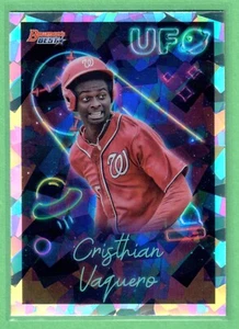 2022 Bowmans Best Cristhian Vaquero UFO Atomic Refractor Nationals SP - Picture 1 of 2