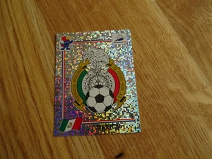 Panini WM 1998 Wappen Mexiko Glitzer Nr. 354 - Bild 1 von 2