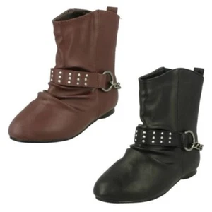 Mädchen Spot On Flache Stiefelette - Bild 1 von 19