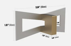 Dovetail Marker Stainless Steel Wood Joints Gauge Size 1:5-1:6 & 1:7-1:8 Quality - Picture 1 of 6