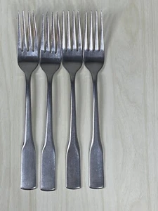 4 Dinner Forks Antares Modern Antique Oneida Stainless Steel Vintage 80s - Picture 1 of 6
