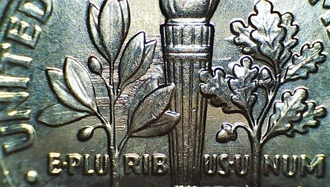2021 Roosevelt Dime with Extensive Feeder Finger Scratches Cover