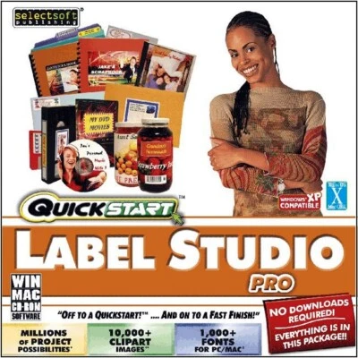 QuickStart Label Studio Pro PC Windows Sealed New - Image 1 of 2