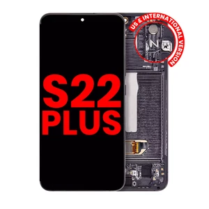 For Samsung Galaxy S22 Plus LCD Display Touchscreen Digitizer with Black Frame - Picture 1 of 3