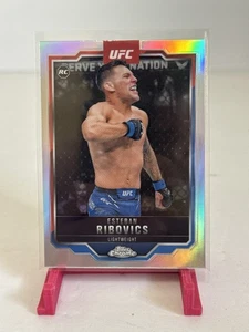 2025 Topps Chrome UFC Esteban Ribovics RC Silver Refractor - Picture 1 of 2