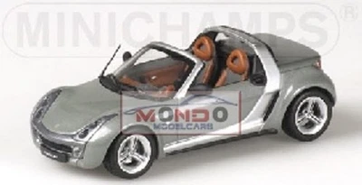 1:43 Minichamps Smart Roadster 2003 Grey 400032131 Diecast Model - Image 1 of 2