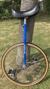 RARE PASHLEY UNICYCLE Blue 24” Wheel vintage 90’S. - Picture 1 of 11