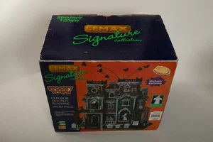 Lemax Spooky Town (UX2/JSF6) Exterior Lighted Building Halloween Morbid Manor - Picture 1 of 22