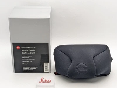 [MINT in Box] Leica 14867 Neopren Case M Black w/ Small Front from Japan #31797 - Image 1 of 4
