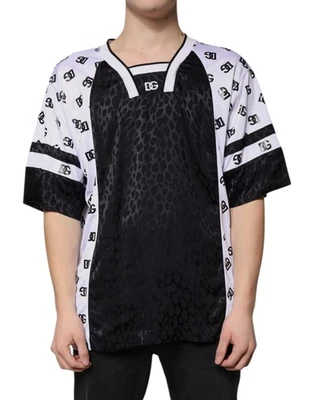 Camiseta Dolce & Gabbana Negra Blanca Logo Hombre Manga Corta Hombre Auténtica Foto 1 de 4