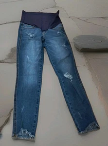 D. Jeans Blush Pink Stretch Denim Mid-Rise Cropped Jegging Jeans Size 26 Girl T - Picture 1 of 7