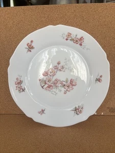 Vntg Arcopal France Cherry Blossom Florentine Milk Glass Plates Set Of 5 - Picture 1 of 7