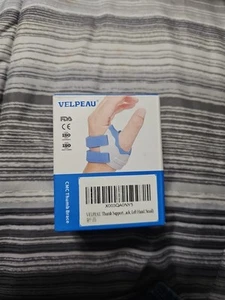 NIB VELPEAU Small Left Hand CMC Thumb Brace Joint Immobilizer for Osteoarthritis - Picture 1 of 8