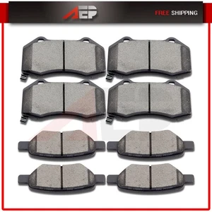 8 * F + R Ceramic Brake Pads Fits Chevrolet HHR 2008 2009 2010 High Performance - Picture 1 of 8