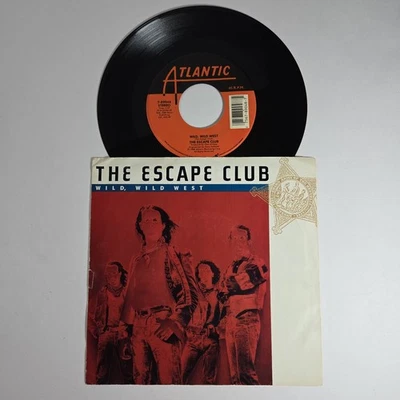 The Escape Club "Wild Wild West" 45 Tested VG+ "We Can Run" Picture Sleeve - Image 1 of 4