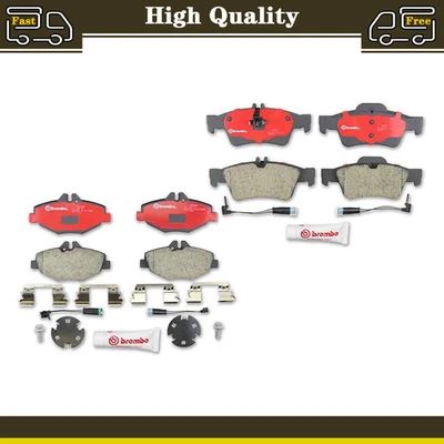 Juego de pastillas de freno delanteras y traseras Brembo cerámicas para Mercedes-Benz E350 2006 2007 2008 Foto 1 de 4