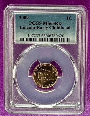 2009 1c Lincoln Early Childhood Cent  PCGS MS65RD (620) - Image 1 of 2