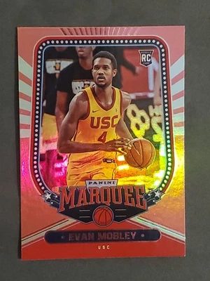 2021-22 Panini Chronicles Draft Picks Marquee Evan Mobley Pink (RC) #142 - Image 1 of 4