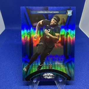 2023 Panini Certified - Rookies D.J. Johnson #196 Mirror Blue /75 (RC) - Picture 1 of 4