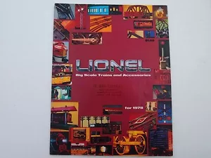 LIONEL TRAIN CATALOG 1978 BIG SCALE TRAINS AND ACCESSORIES TIMBERLINE SANTA FE - Picture 1 of 1
