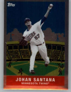 2008 Topps Chrome Trading Card History #TCHC11 Johan Santana (ref 153859) - Picture 1 of 2