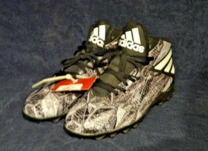NEW ADIDAS Freak MD Snake Football Cleats Black /Gray Men's US 8 EU 7.5 - B49385 - Picture 1 of 5