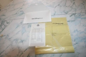 Bolsa de lavandería de plástico Walt Disney World Resorts, 22x20 pulgadas, nueva con lista de precios - Imagen 1 de 4