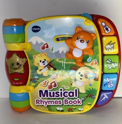 VTech Musical Rhymes Book Toddler Educational Baby Toy - Image 1 of 3