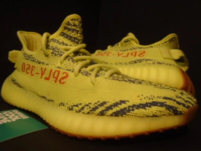 ADIDAS YEEZY BOOST 350 V2 KANYE WEST SEMI CONGELADO AMARILLO ACERO CEBRA B37572 8 Foto 1 de 4