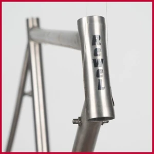 REWEL TITANIUM FRAME VINTAGE ROAD RACING BIKE OLD ITALIAN RIM BRAKE ITALY - Picture 1 of 24