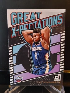 Zion Williamson RC 2019-20 Panini Donruss Great X-Pectations #7 - Pelicans - Picture 1 of 2