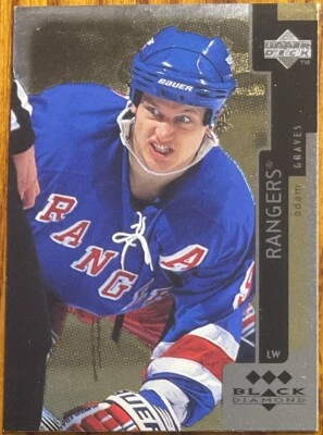 1997-98 Black Diamond Triple Diamond Adam Graves #2 New York Rangers - Image 1 of 2