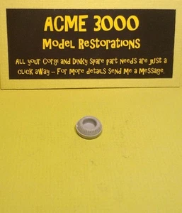 Dinky 601 Austin Mini Paramoke Reproduction Repro - Grey Plastic Spare Wheel - Picture 1 of 1