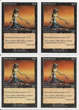 MTG: ENFEEBLEMENT 6th Edition COMMON: played, Excellent condition x4